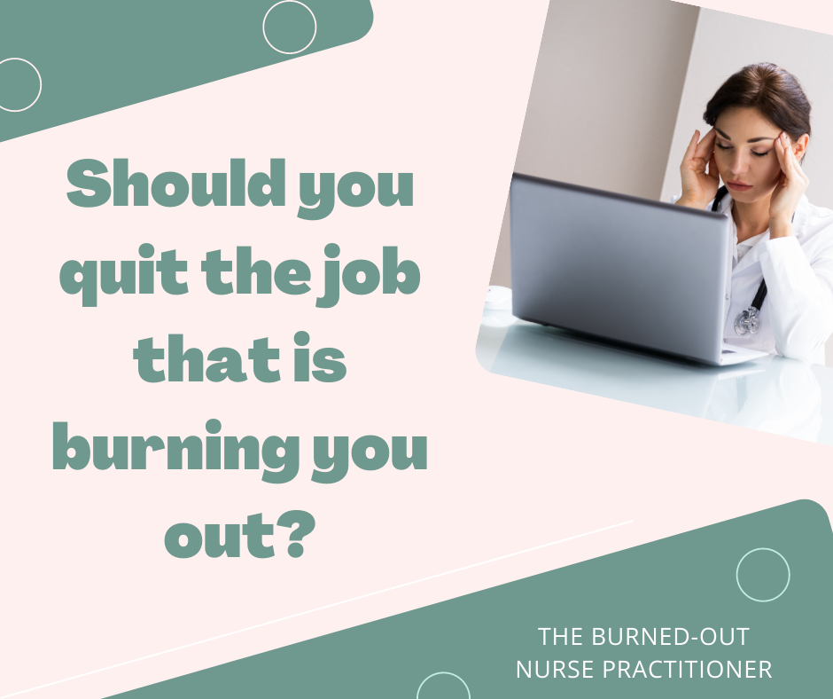 Job causing burnout