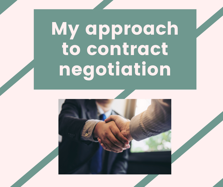 Approach to contract negotiation