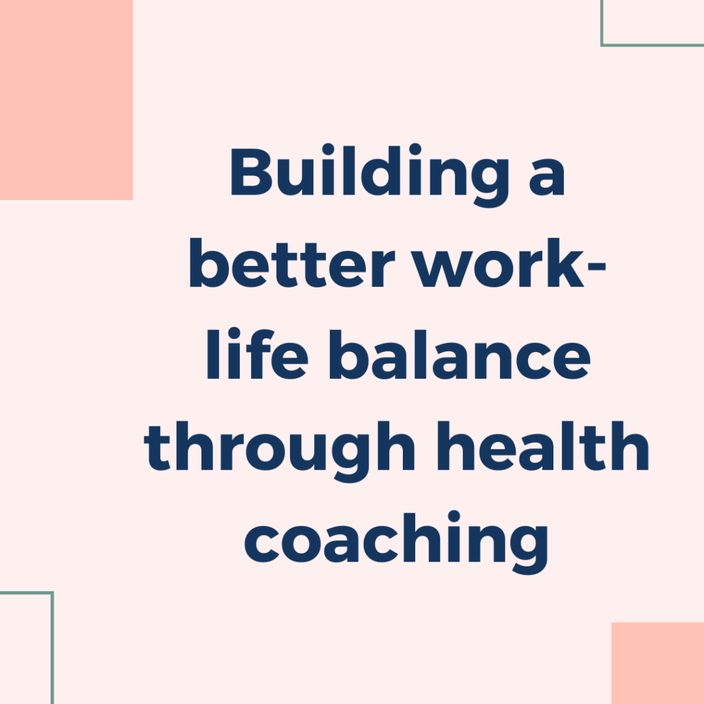 better work-life balance